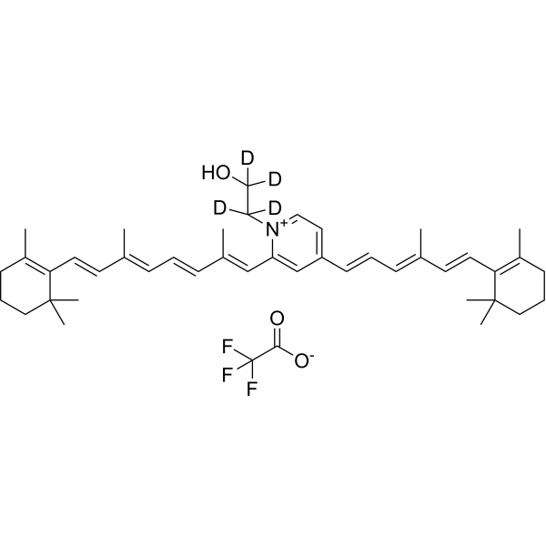 Pyridinium bisretinoid A2E-d4 TFA (A2E-d4 TFA)